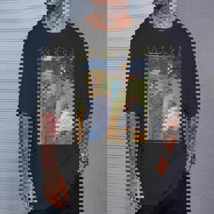 ポール・ゴーギャン マンゴーの木、マルティニーク Tシャツ 彼への贈り物