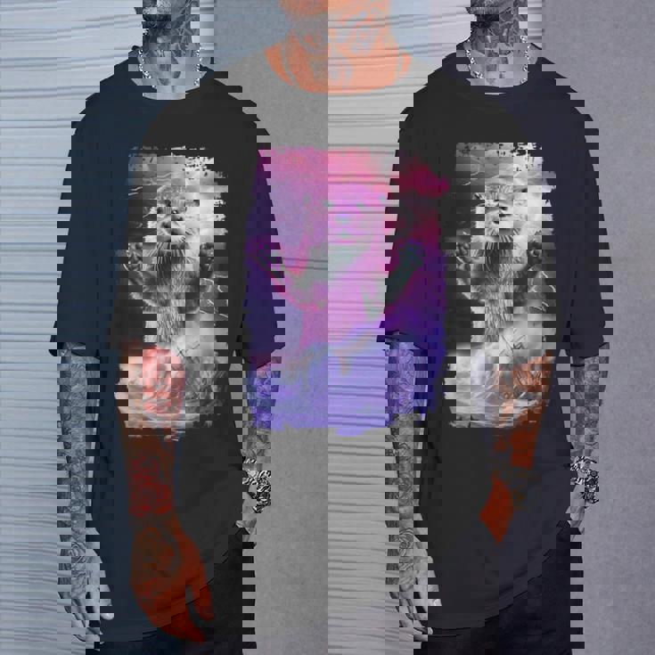 モンスター・クラーケン カワウソ神話 深海の生き物 Tシャツ 彼への贈り物