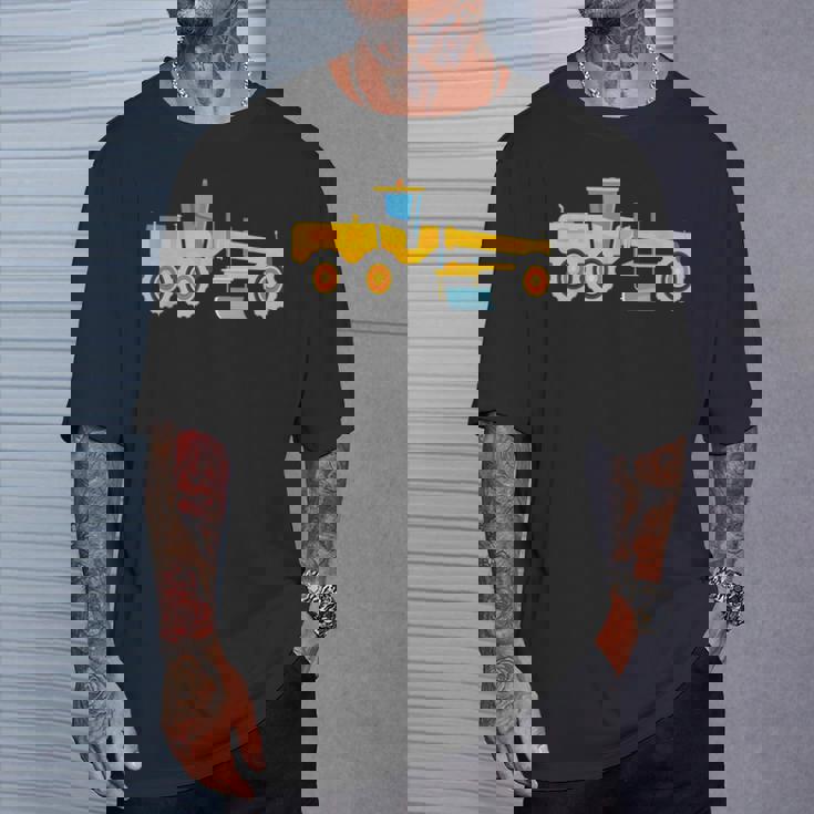 モーターグレーダー大好き、メンズ・ボーイズ・キッズ Tシャツ 彼への贈り物