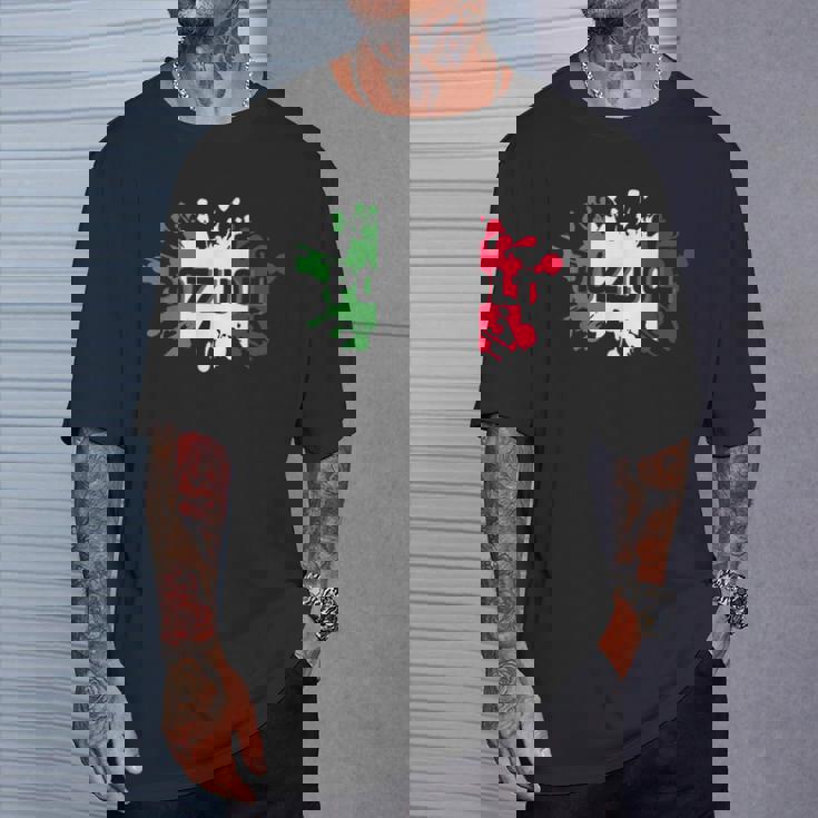 レトロ イタリア シティ ポッツォーリ Tシャツ 彼への贈り物