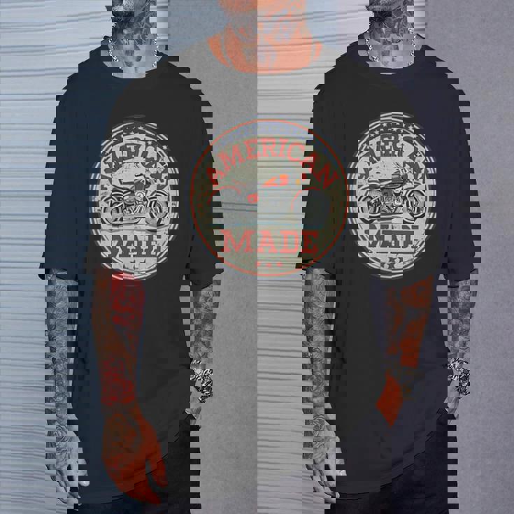 レトロヴィンテージガソリンスタンド アメリカ製 モーターバイクガレージ Tシャツ 彼への贈り物