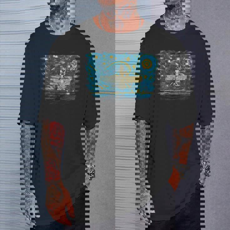 レトロヴィンテージスタイルアヌンナキ Tシャツ 彼への贈り物