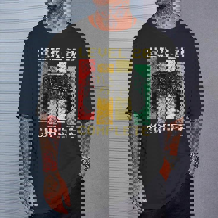 レベル20コンプリート20歳誕生日プレゼントゲーマー Tシャツ 彼への贈り物