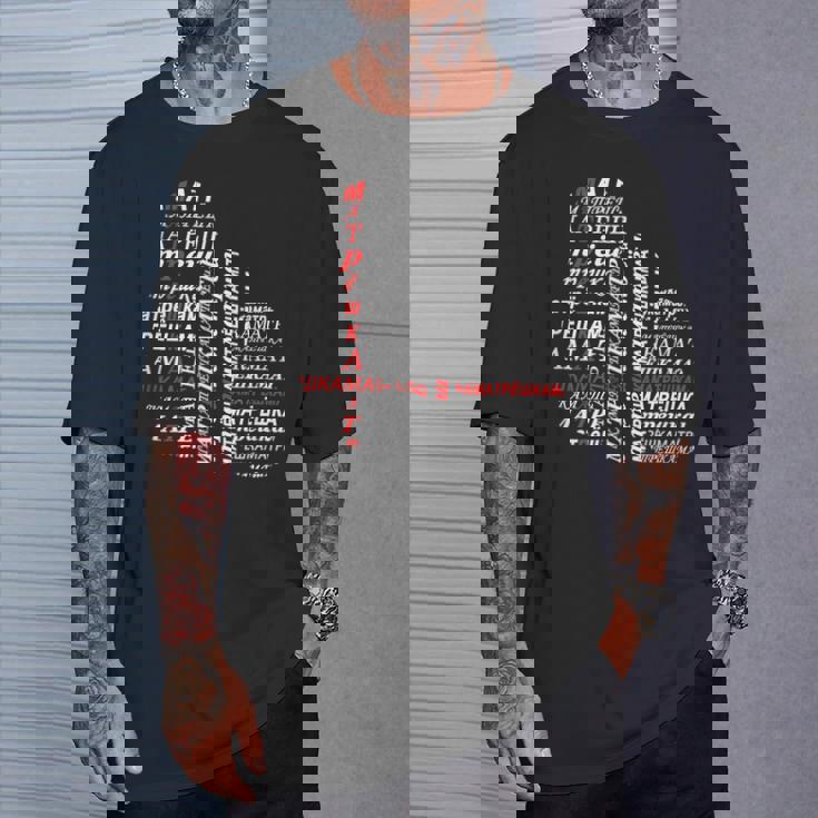 ロシア キリル文字 マトリョーシカ アヴァンギャルド ソ連 Tシャツ 彼への贈り物