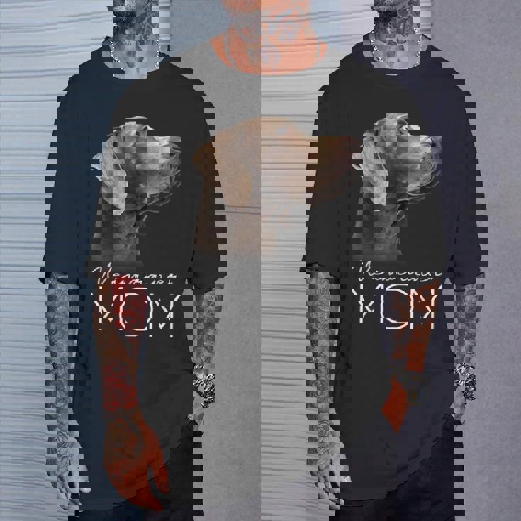 ワイマラナー 犬 ママ Tシャツ 彼への贈り物