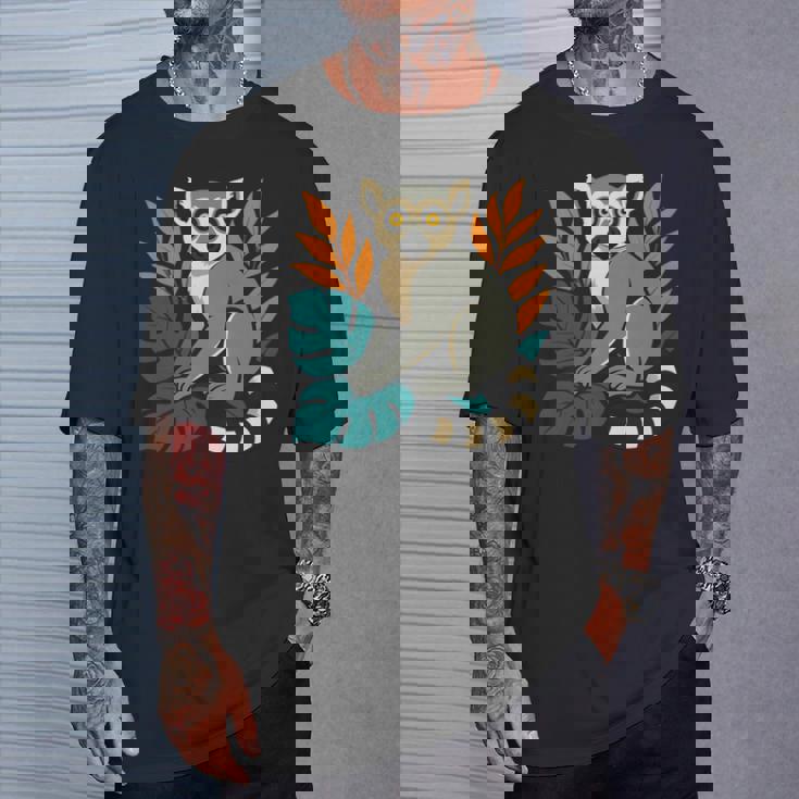 ワオキツネザル 長袖tシャツ Tシャツ 彼への贈り物