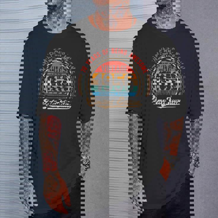 ヴィンテージ 70歳の誕生日 1956年生まれの70年 Tシャツ 彼への贈り物