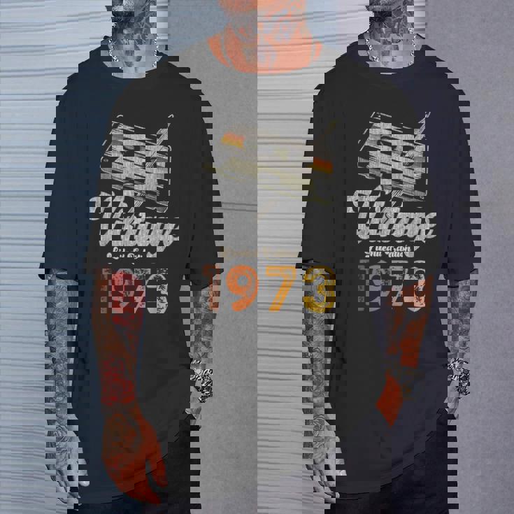 ヴィンテージ1973 カセット・ペンシル 53歳の誕生日 Tシャツ 彼への贈り物