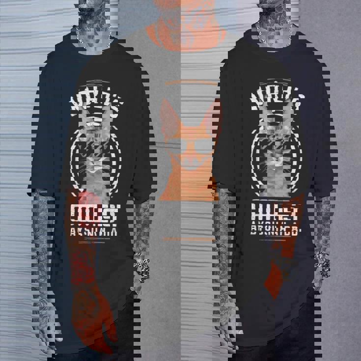 世界で最もクールなアビシニアンパパ Tシャツ 彼への贈り物