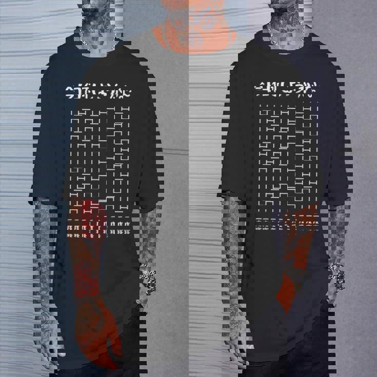 今日何しようかなー あみだくじの面白ネタ 二度寝 あみだくじ ギャグ ジョーク お布団好き おもしろ 長袖tシャツ Tシャツ 彼への贈り物