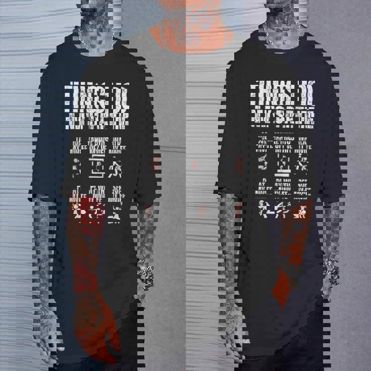 余暇にすること愛妻が大好き Tシャツ 彼への贈り物