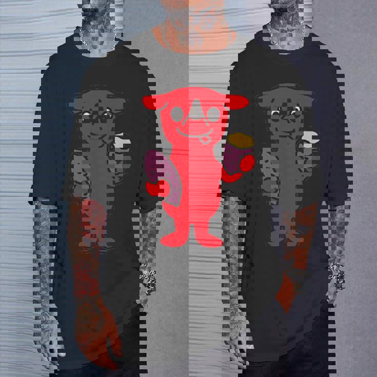 千葉県ご当地キャラとさつまいも Tシャツ 彼への贈り物