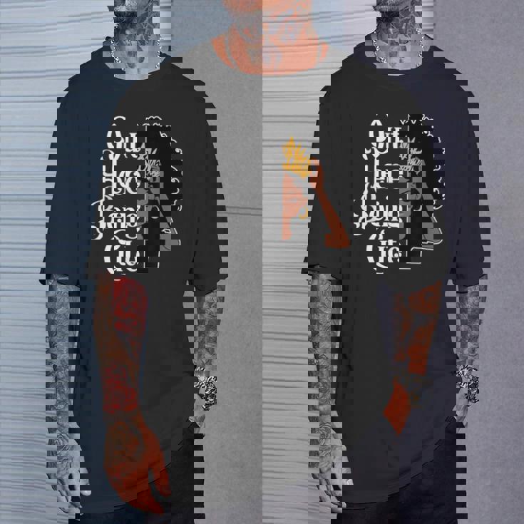 可愛いアフロ黒ギャルメラネティッドソープソウル Tシャツ 彼への贈り物