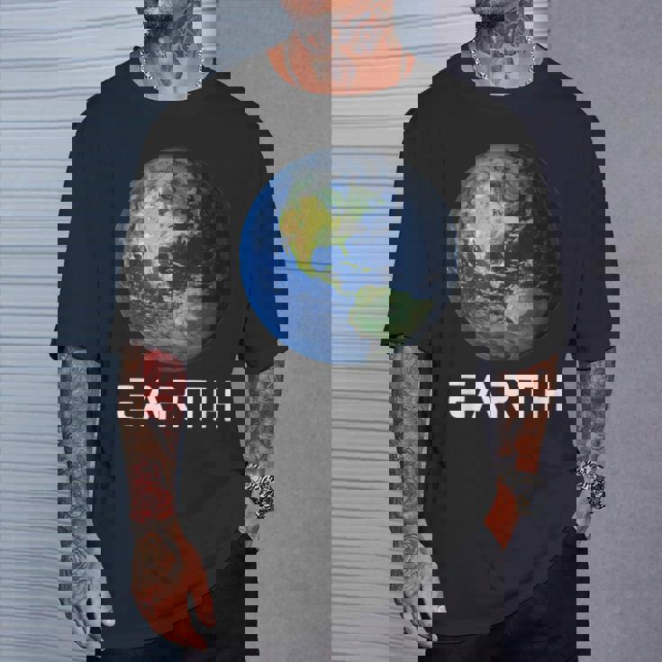 太陽系 第3惑星 地球 宇宙 Tシャツ 彼への贈り物