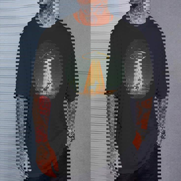 宇宙宇宙人のためにufoに誘拐された宇宙好きのロバ Tシャツ 彼への贈り物