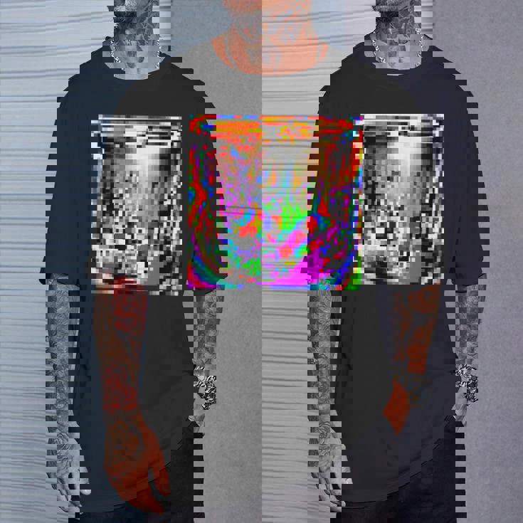 敵対的 アンチフェイシャル認識 カモフラージュ インビジビリティ Tシャツ 彼への贈り物