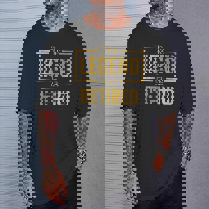 昔は同僚の定年退職祝いに、レジェンドと一緒に働いてた Tシャツ 彼への贈り物