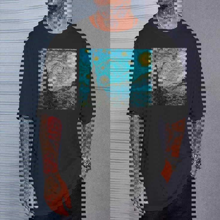 星月夜 ゴッホ 長袖tシャツ Tシャツ 彼への贈り物