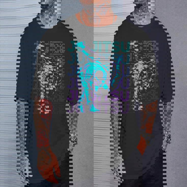 柔術柔術 呪術廻戦 レトロ Tシャツ 彼への贈り物