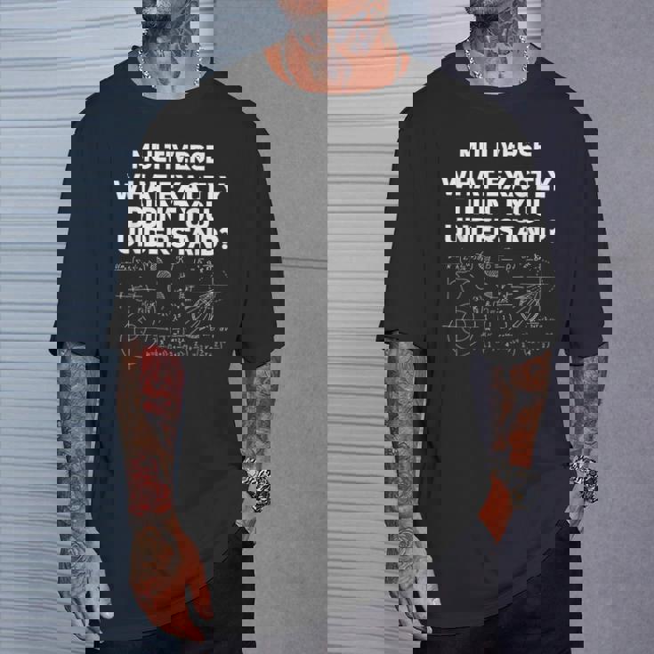 次元移動未来量子力学マルチバース Tシャツ 彼への贈り物