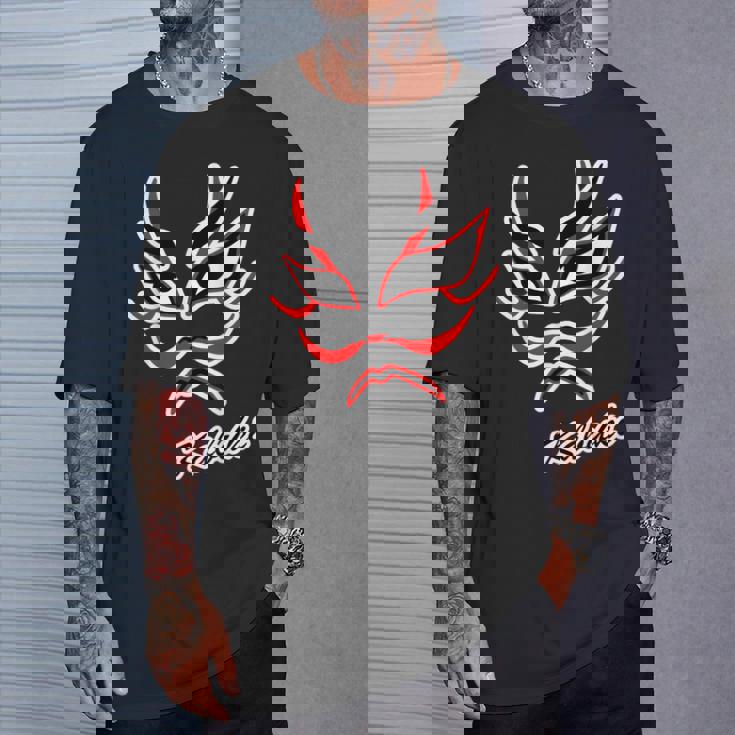 歌舞伎 カブキ Kabuki【顔】日本 文化 和柄 面白い Tシャツ 彼への贈り物