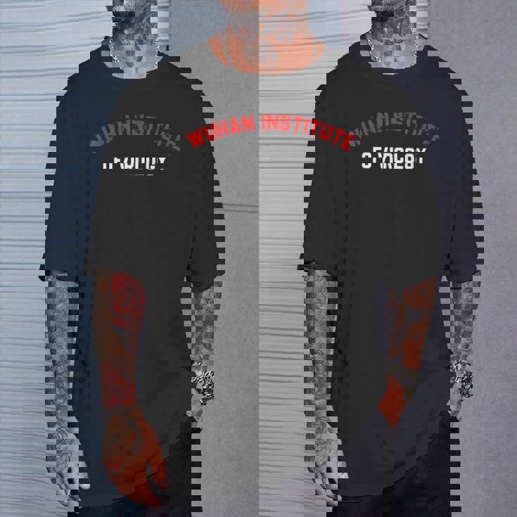 武漢ウイルス学研究所アパレル Tシャツ 彼への贈り物