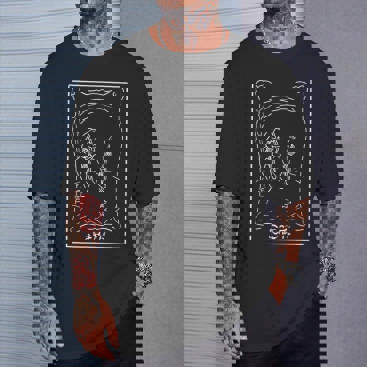 死のタロットカード 死神 Tシャツ 彼への贈り物