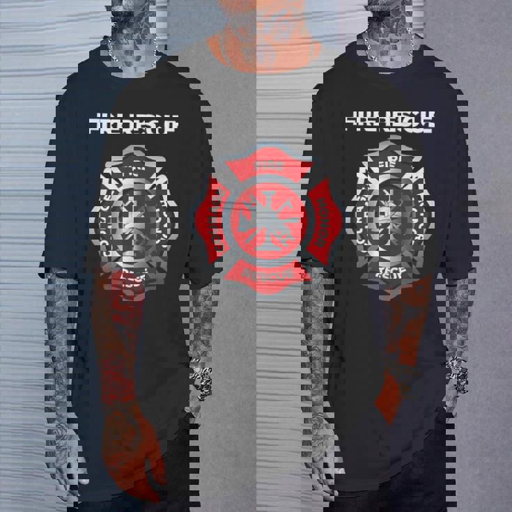 消防士 Ems 消防救助 Tシャツ 彼への贈り物