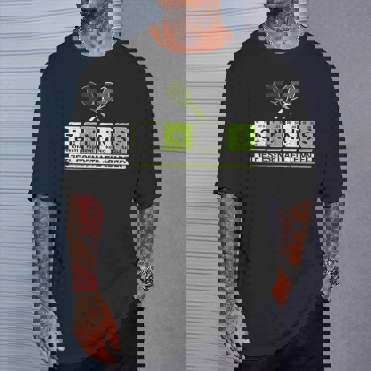 理科 先生 化学 教授 テニス 選手 スポーツ 長袖tシャツ Tシャツ 彼への贈り物