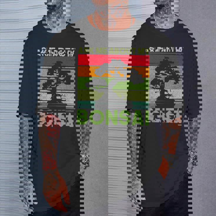 盆栽の木 私の盆栽について質問してください 面白い盆栽 Tシャツ 彼への贈り物