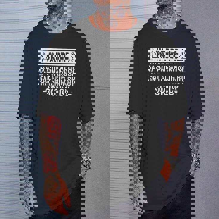 社会学を愛する人への面白いギフト。 Tシャツ 彼への贈り物