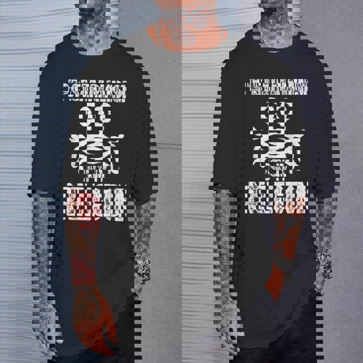 空飛ぶスパゲッティモンスター Fsm パスタファリアニズム イズ マイ リジョン Tシャツ 彼への贈り物