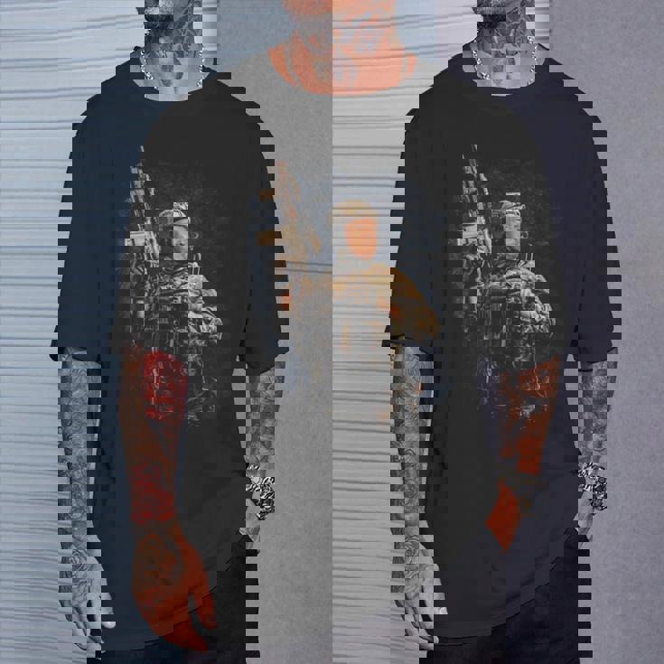 軍兵 トランプ Ready To Kickome Democrats Usa Tシャツ 彼への贈り物