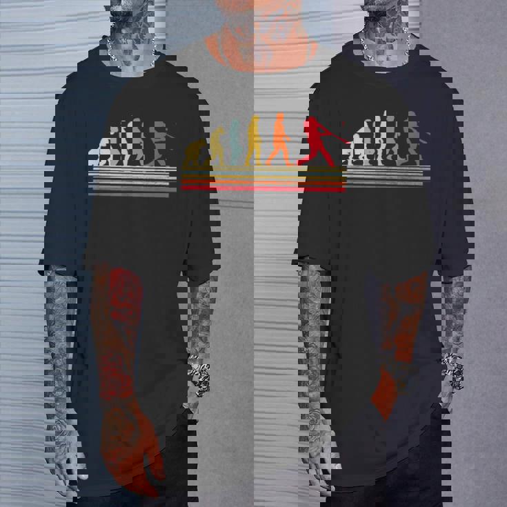野球 人類の進化 面白いtシャツ おもしろ グッズ 服 ベースボール ネタ メンズ Evolution 野球部 男性 Tシャツ 彼への贈り物