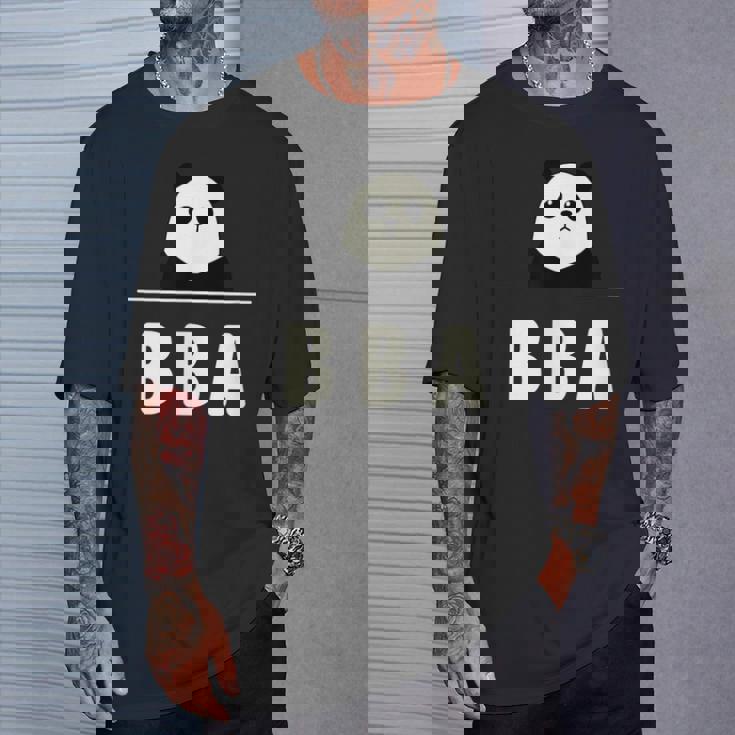 面白い 「Bba」おもしろギャグ-ジョーク 漢字 ばばあ 文字入り Tシャツ 彼への贈り物