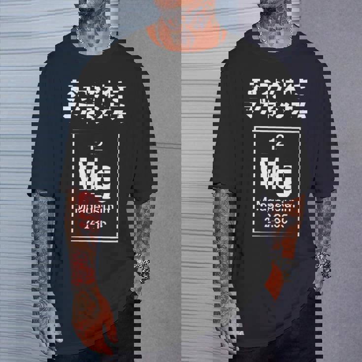 面白いtシャツ マグネシウム 周期表 化学 ネタ 服 おもしろ 元素 メンズ ネタ 科学 理系 ダジャレ Tシャツ 彼への贈り物