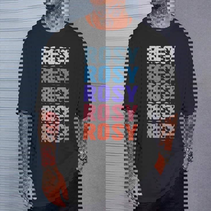 面白いギフト名 Rosy パーソナライズ 名前 Tシャツ 彼への贈り物