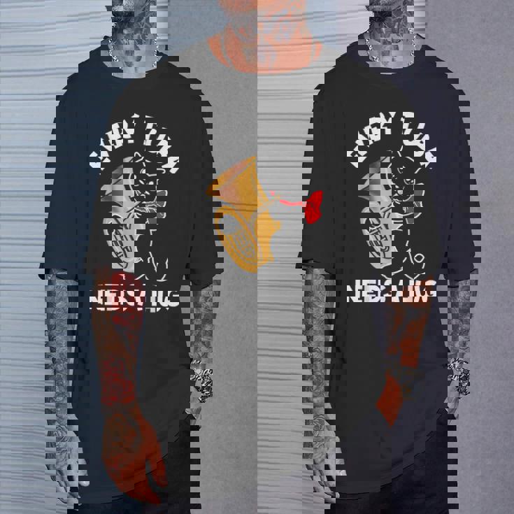 面白いチューバプレーヤー Tシャツ 彼への贈り物