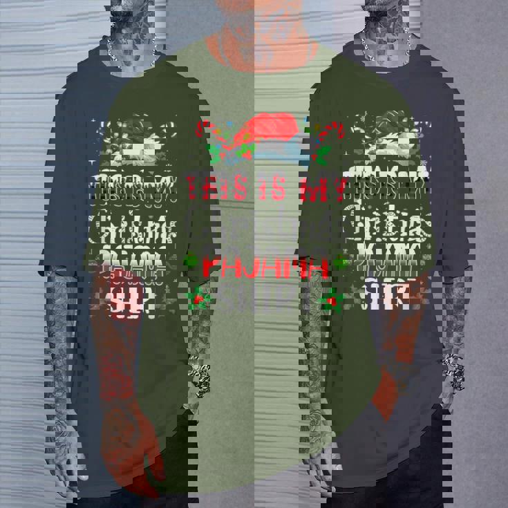 Christmas For This Is My Christmas Pajama T-Shirt Gifts for Him