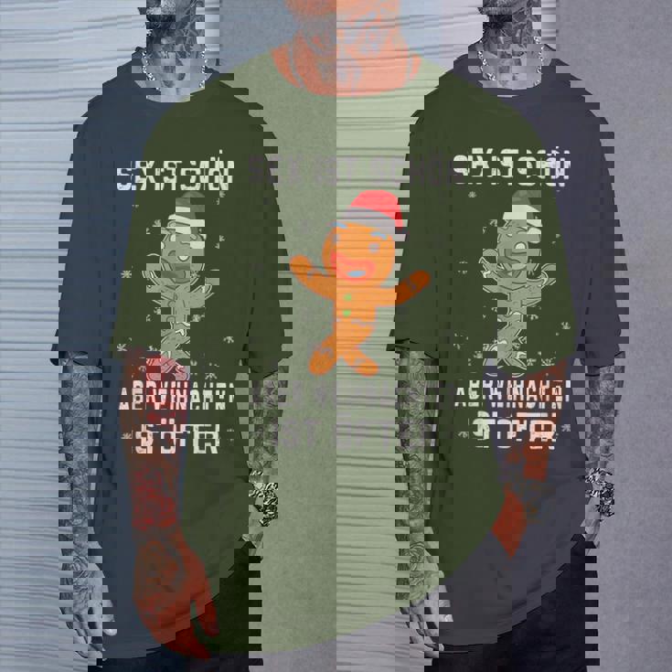 Sex Istchön Aber Weihnachten Is Öfter Lebkuchen Christmas T-Shirt Geschenke für Ihn