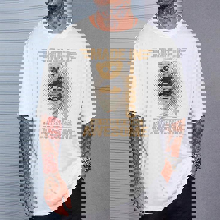 60歳 Made In 1966 テディベア 60歳 誕生日 男性 女性 Tシャツ 彼への贈り物