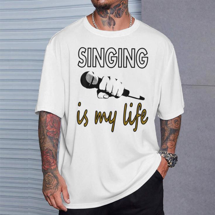 Cantante Cantante De Música Músico De Cantante Idea De Regalo Camiseta unisex Regalos para él