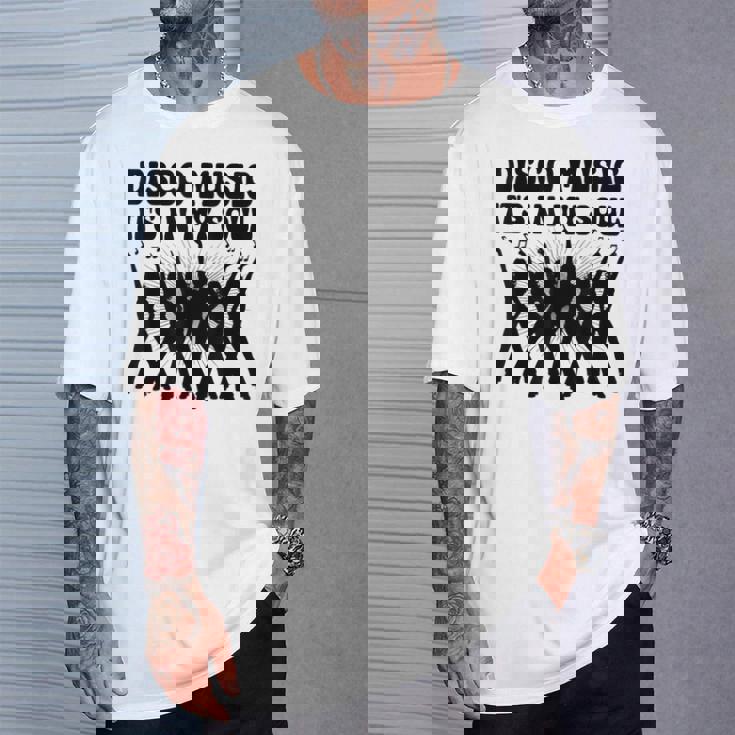 Disco Music It's In Myoul ヴィンテージ 70年代 ダンシング レトロダンス Tシャツ 彼への贈り物