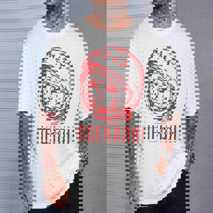 Gagarinoviet スプートニク ソ連 Cccp ギフト Tシャツ 彼への贈り物