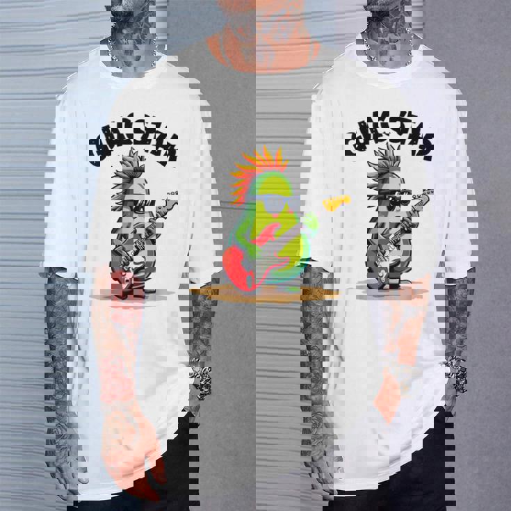 Guactar 面白い アボカド愛好家 食べ物 駄洒落プリント メンズ レディース キッズ Tシャツ 彼への贈り物