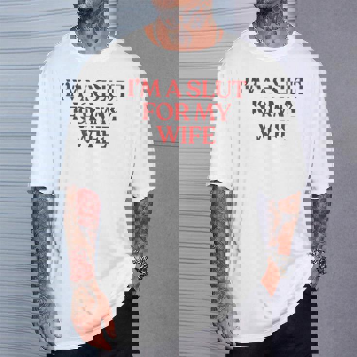 I'm Alut For My Wife Y2k Aesthetic Trendy Tシャツ 彼への贈り物