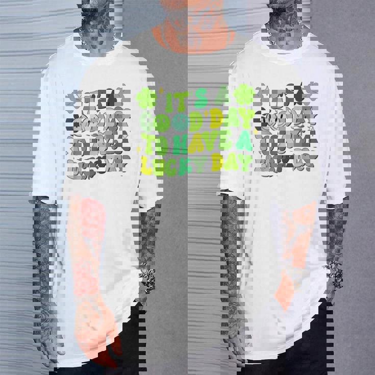 It's A Good Day To Have Luckyt Patrick Day シャムロック アイリッシュ Tシャツ 彼への贈り物