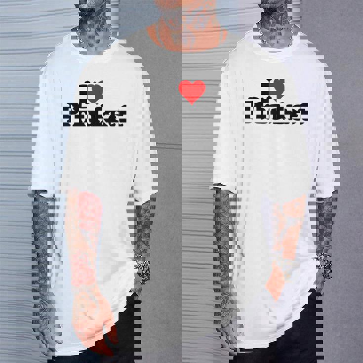 I Love Heart Phuket Thitand Tシャツ 彼への贈り物