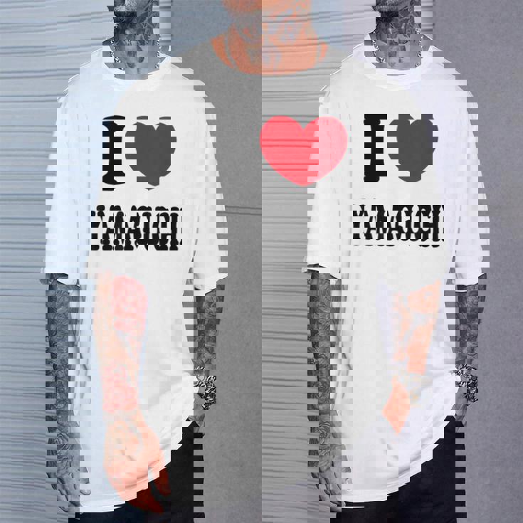 I Love Yamaguchi 山口大好き Tシャツ 彼への贈り物