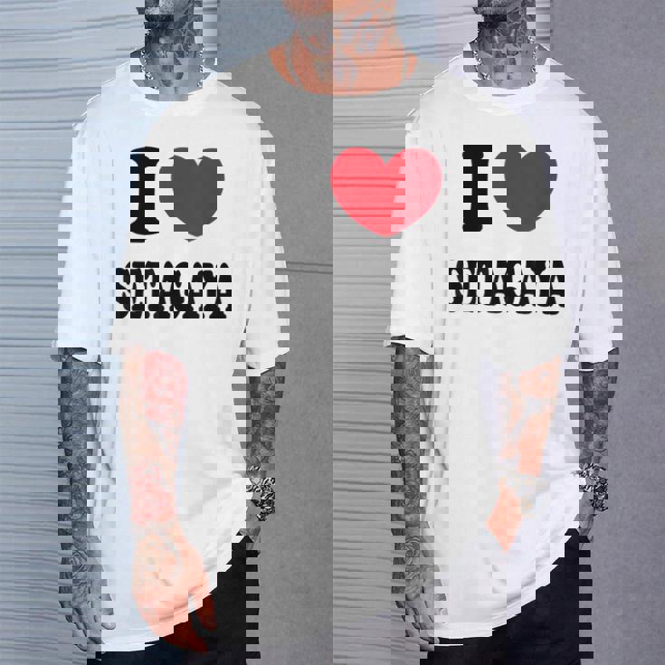 I Loveetagaya アイ・ラブ世田谷 Tシャツ 彼への贈り物